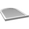Ekena Millwork Round Top Surface Mount PVC Gable Vent: Functional, w/ 2"W x 2"P Brickmould Sill Frame, 26"W x 38"H GVPRT26X3803SF - alternate 5